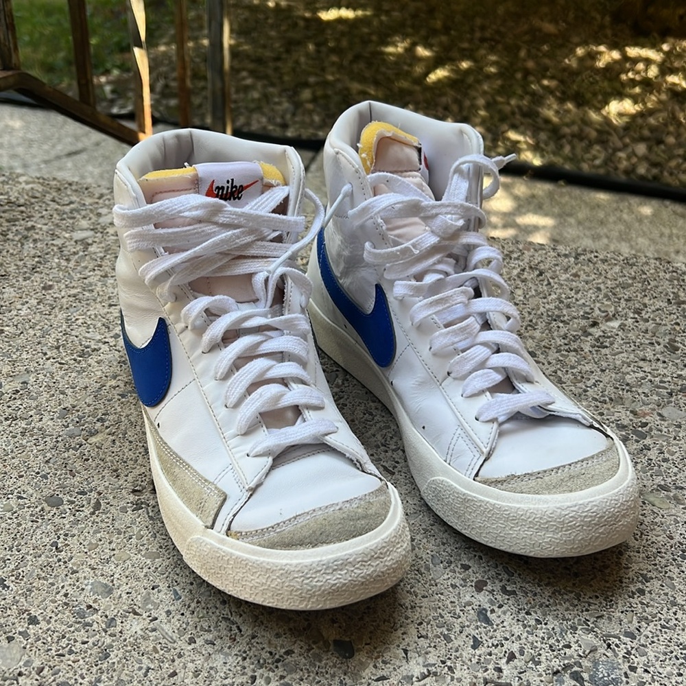 Nike Blazer 77' Vintage Mid Top Leather Shoe - Picture 3 of 6
